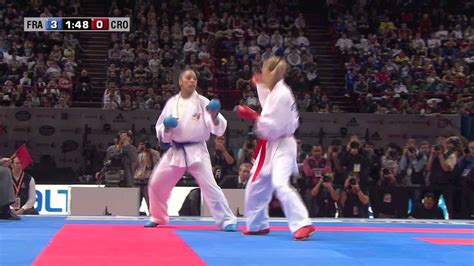 Final Female Kumite 55kg Lucie Ignace Vs Jelena Kovacevic World Karate Championships 2012 In