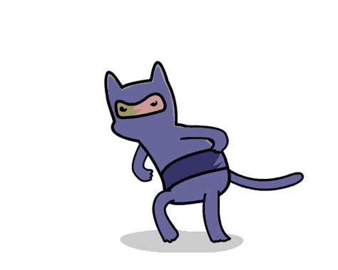 Ninja Kitty Animated  By Tarunbanned On Deviantart