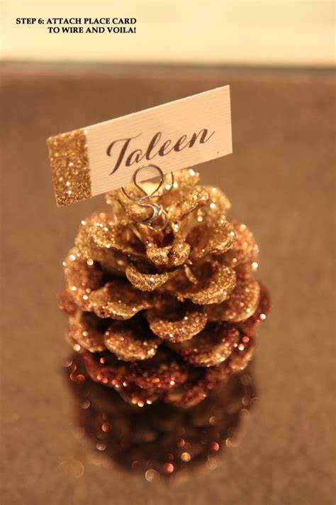 Or browse from thousands of free images right in adobe spark. Simple Little Details: DIY Glitter Pine Cone Place Card Holder