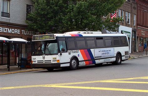 Nj Transit Bus Stop Rutherford Nj New Jersey Transit Num Flickr