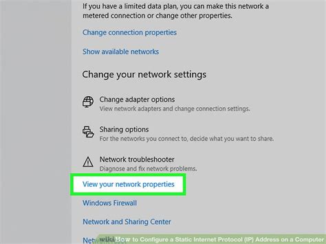 Open control panel and select network and sharing center. How to Configure a Static Internet Protocol (IP) Address ...