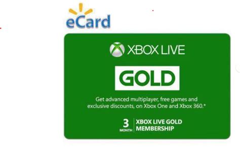Xbox Live Gold Membership Digital Code Ebay