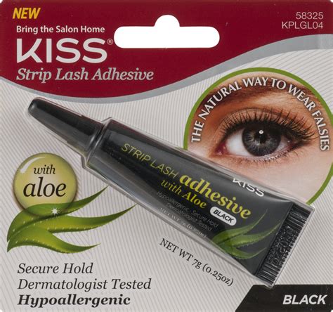Kiss Strip Lash Adhesive With Aloe Black Kiss Customers Reviews Listex Online