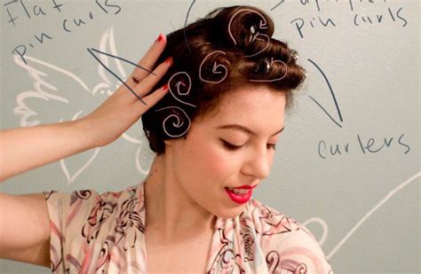How To Do Pin Curls With Bobby Pins Diy Hairstyles Vintage