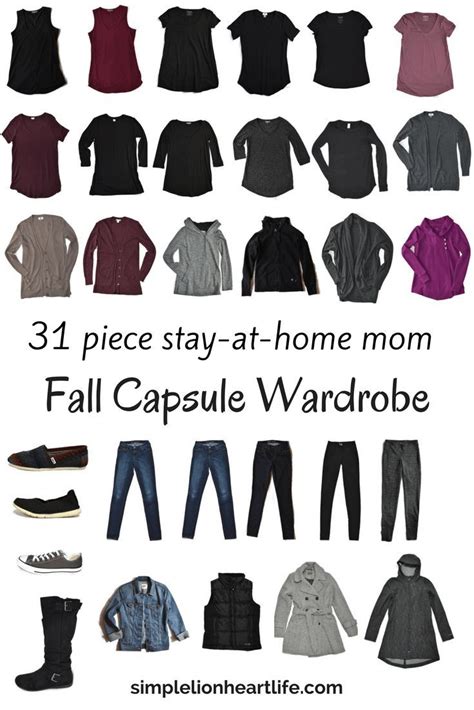 Fall Capsule Wardrobe Stay At Home Mom 2017 Fall Capsule Wardrobe