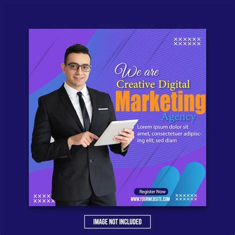 Premium Vector Digital Marketing Live Webinar And Corporate Social