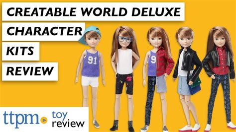 Creatable World Deluxe Character Kit Doll Line From Mattel Youtube