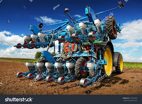 Modern Agricultural Machinery For Planting And Harvesting Vegetables