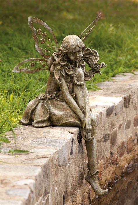 Great savings & free delivery / collection on many items. Amazon.com : Thoughtful Lady Fairy Statue : Outdoor ...