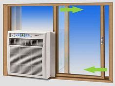 A/c installation typesif your window slides from side to side, a slider/casement air conditioner fits the bill for you. side slide window ac unit install | Installing air ...