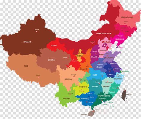 China Background Clipart China Map Illustration Transparent Clip Art