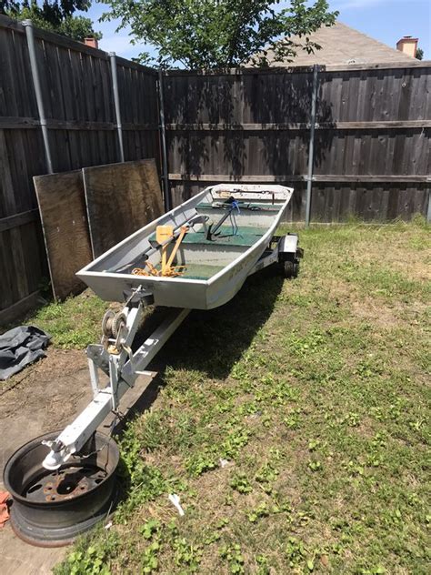 Ft Jon Boat And Trailer For Sale In Mesquite Tx Offerup