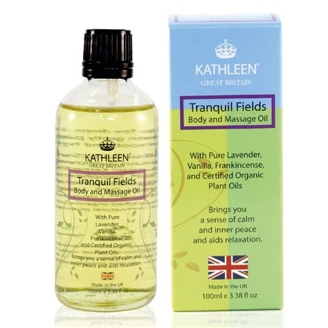 Kathleen Natural Tranquil Fields Body And Massage Oil