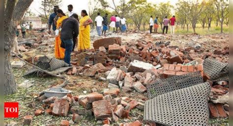Five People Killed 12 Injured In Tamil Nadu Cracker Factory Blast