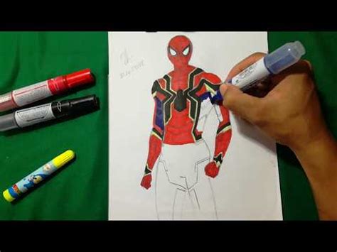 Spider man and iron man coloring pages | drawing and coloring spiderman homecoming superheroes coloring book for kids IRON SPIDER SHOW Avengers Infinity War | Spider-Man ...