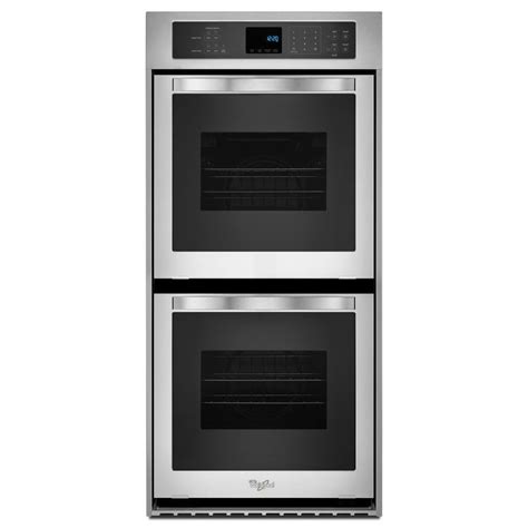 Shop Whirlpool Self Cleaning Double Electric Wall Oven Stainless Steel