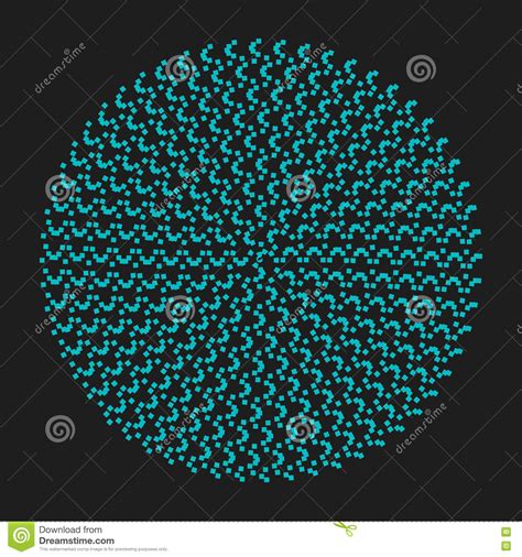 1) the actual pixel squares on the diagram are rectangular, so an even circle gets 2) it connects all the lines in the circle, which i find looks strange on mc. Circle Of The Pixel Pattern. Spiral Of Dots. Stock Vector - Illustration of pixel, dotted: 72250524