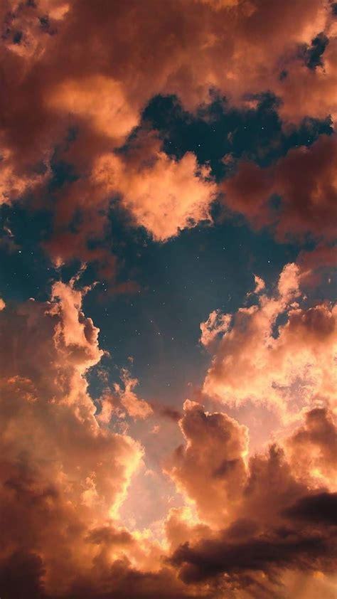 Beautiful Clouds Android Backround Ipad Iphone Phone Sky Sunset