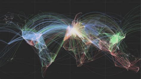World Map Only Showing Airline Flight Routes Compare My Jet