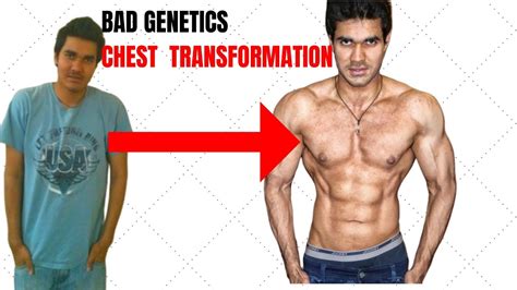 Build Big And Aesthetic Chest Even With Bad Genetics Bad Genetics Transformation YouTube