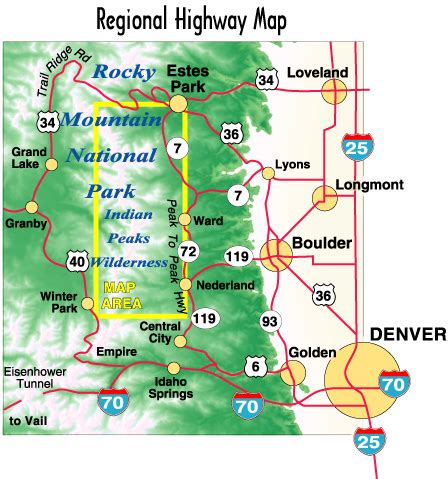 Map of southern rockies and desert lccs. Southern Rocky Mountain NP and Indian Peaks, CO Topographic Recreation Map for backpacking ...