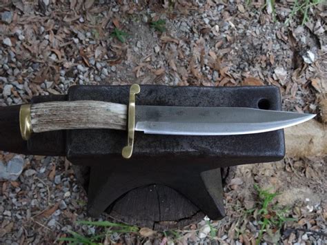 Hand Forged Bowie Knife Fighting Knife Bladesmith Made 9 Inch