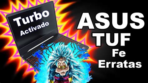 Asus Tuf Gaming Fx505dy Configuración Modo Turbo Portátil Gaming En