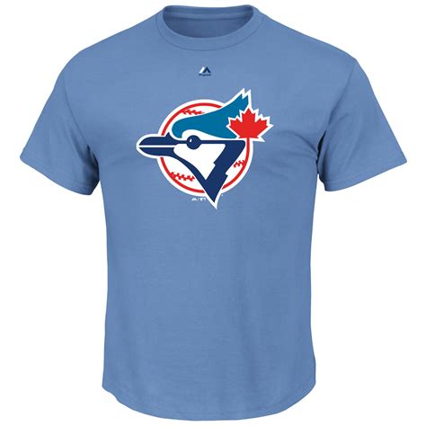 Majestic Toronto Blue Jays Light Blue Cooperstown Logo T Shirt