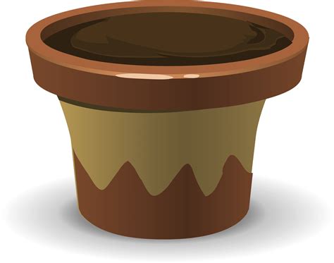 Brown Pots Clip Art Library
