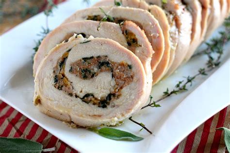 Easy Roasted Turkey Roulade Marisa S Italian Kitchen Turkey Roulade Roasted Turkey Roulade