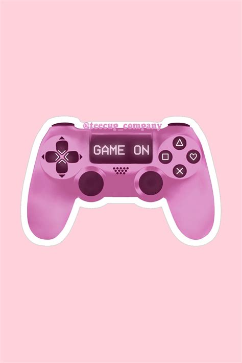 Pink Controller Game On Sticker By Teecupcompany In 2021 Game