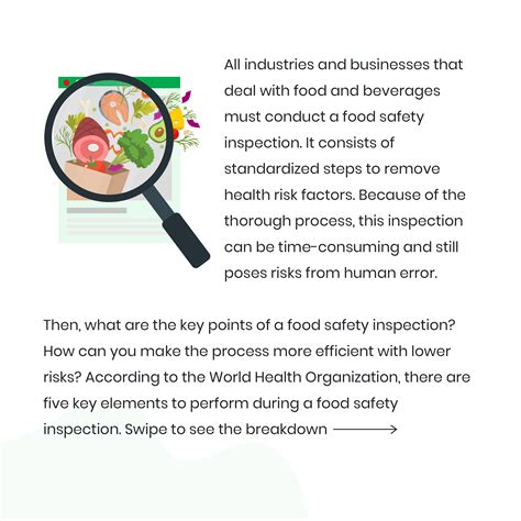 8 Key Things to Check in Food Safety Inspection