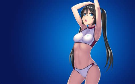 Fondos de pantalla Anime Chicas anime Axilas lencería ropa