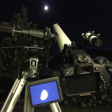 Prime Focus Vs 300mm Lens For Dslr Moon Photo Stellar Neophyte