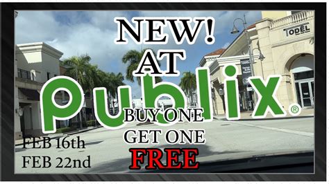 NEW! AT PUBLIX | BUY ONE GET ONE FREE - YouTube