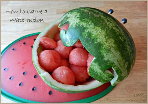 How To Carve A Watermelon Shannon Morgan Creative