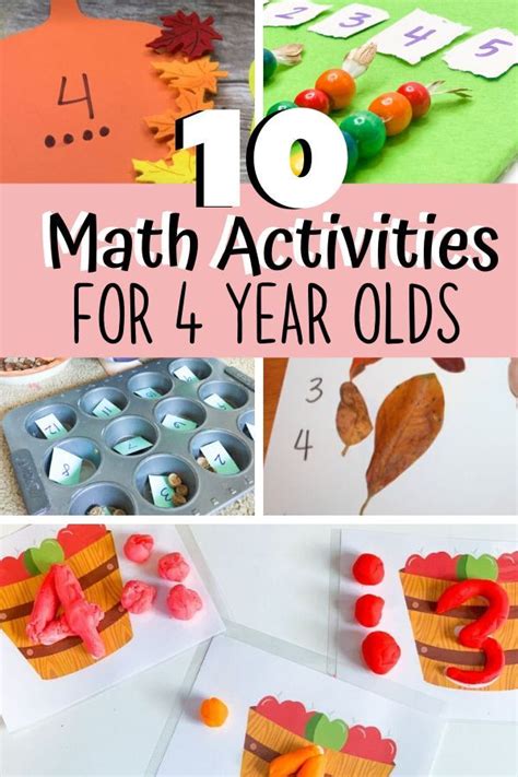 Math Worksheets For 4 Year Olds