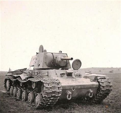 Kv 1 Heavy Tank Multiple Hits To The Turret And Hull World War Photos