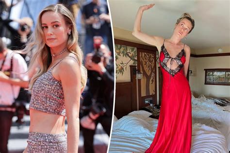 Brie Larson Smolders In Racy Lacy Lingerie Inspired Cutout Gown Urban News Now