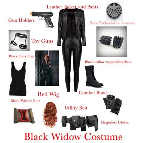 Diy Black Widow Costume Cosplay Black Widow Merveilles Vêtements