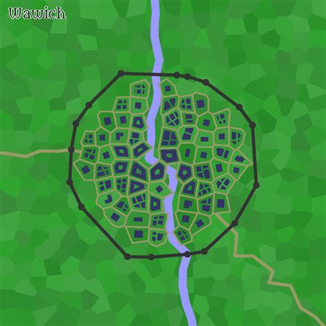 Random Fantasy Town Map Generator