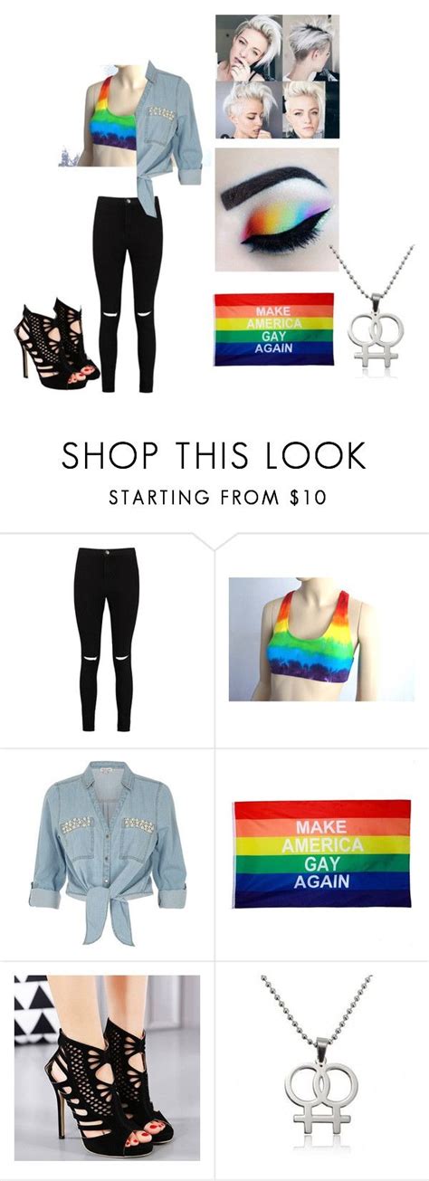 Lesbian Pride By Jennalou13 Liked On Polyvore Featuring Boohoo And River Island Clothes