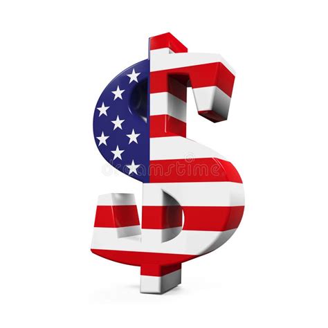Us Dollar Symbol Stock Illustration Illustration Of Flag 49158139