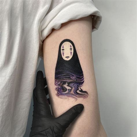 Spirited Away Tattoo By Anna Zelenskaya Kaonashi Tattoo Micro