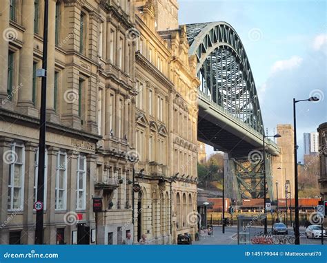 Newcastle Upon Tyne England United Kingdom The Tyne Bridge And The