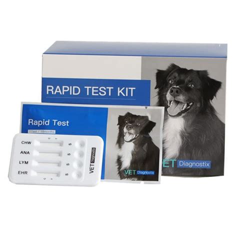 China 4dx Test Dogs Ehrlichia Lyme Anaplasma Heartworm Rapid Test Kit