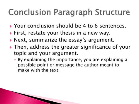 How To Write A Good Conclusion Paragraph For An Essay