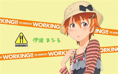 Hd Wallpaper Anime Girls Inami Mahiru Working Wallpaper Flare