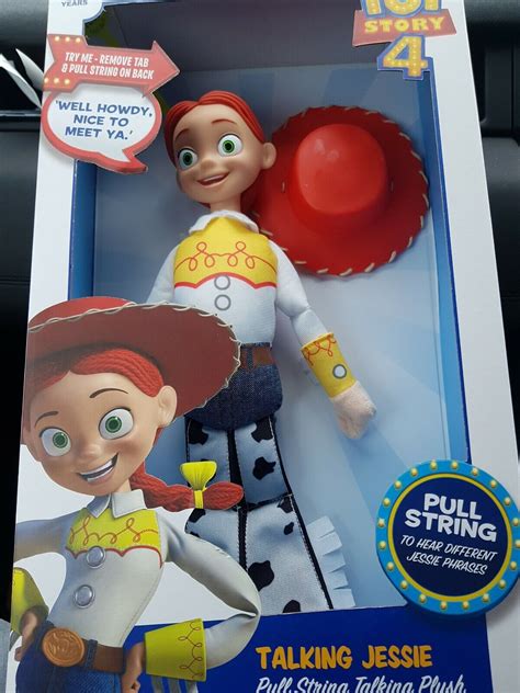 Jessie Toy Story 4 Talking Pull String Plush Doll Ebay