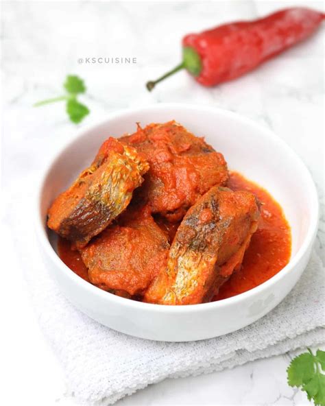 Nigerian Fish Stew Fried Fish Stew Ks Cuisine
